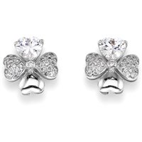 Orecchini Amen Donna Amore in Argento Zirconia EQUBB - EQUBB